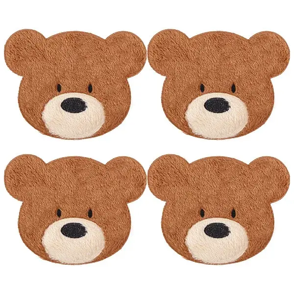Computerized Embroidery Polyester with Fur Iron on/Sew on Patches