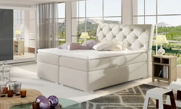 Boxspring Balvin Rozměr: 180 x 200 cm, látka: Soft 33