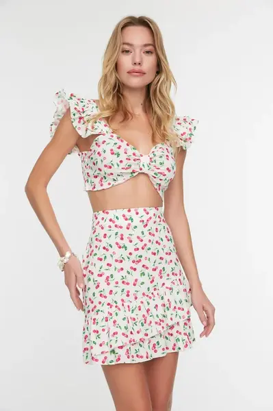 Dámský komplet Trendyol Floral patterned