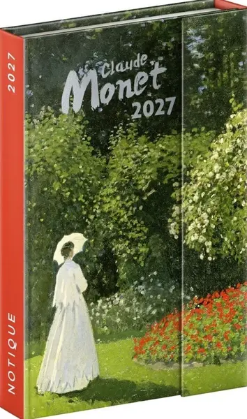 Týdenní magnetický diář Claude Monet 2027, 11 x 16 cm