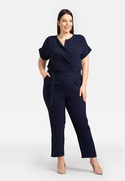 Dámský set Karko Karko_Jumpsuit_Q229_Navy_Blue