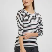 Orsay Světle modré dámské pruhované tričko - Dámské