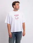 Tričko Monkey Studios Tričko Have The Day You Deserve? white/red