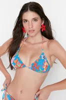 Trendyol Bikini Top - Multi-color - Floral