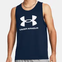 Under Armour Tílko UA SPORTSTYLE LOGO TANK-BLU - Pánské
