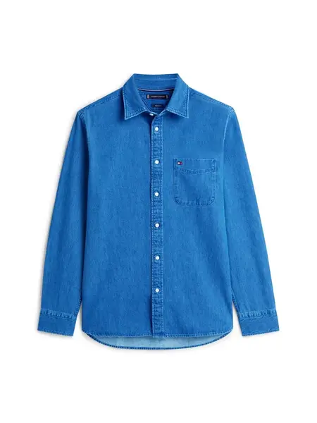 TOMMY HILFIGER Košeľa  modrá denim