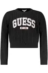 Čierny dievčenský sveter GUESS