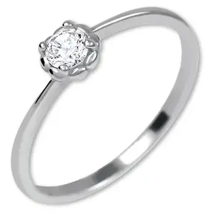Soliter Stříbrný prsten s krystalem 426 001 00538 04 51 mm