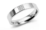 Boccia Titanium Titanový prsten s diamanty 0121-02 53 mm