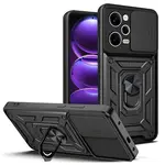 Púzdro CamShield pre iPhone s krytom fotoaparátu, čierna