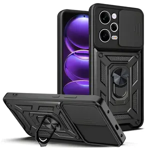 Púzdro CamShield pre iPhone s krytom fotoaparátu, čierna