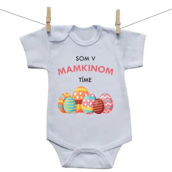 Boodyy Body s krátkym rukávom Som v mamkinom tíme 62 (2-4 mesiace)
