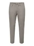Only & Sons Chino nohavice 'ONSMark'  sivá melírovaná