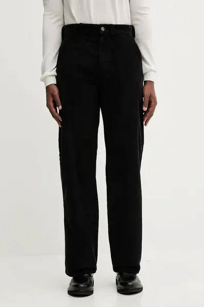 Manšestrové kalhoty Dickies pánské, černá barva, DK0A863V