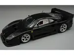 Ferrari F40 LM Black with Silver 5 Spoke Rims "Press Version" (1996) "Mythos Series" Limited Edition to 40 pieces Worldwide 1/18 Model Car by Tecnomo