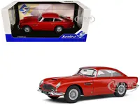 1964 Aston Martin DB5 RHD (Right Hand Drive) Red Metallic 1/18 Diecast Model Car by Solido