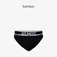 Pánské bambusové slipy ATLANTIC PREMIUM - černé