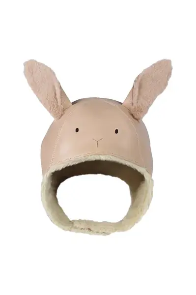Detská kožená čiapka Donsje Kapi Exclusive Hat Fluffy Bunny