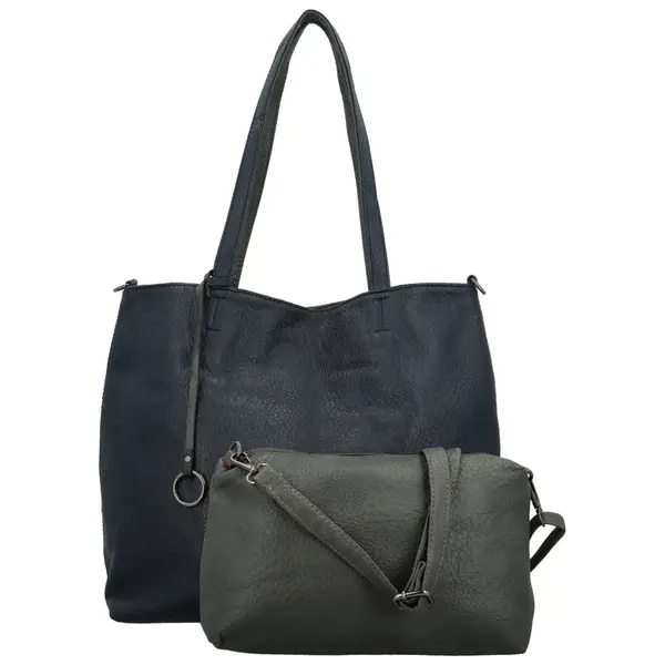 Dámský set kabelek tmavě modrý/šedý - MaxFly Areti