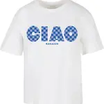 Women's T-shirt Ciao Ragazze white