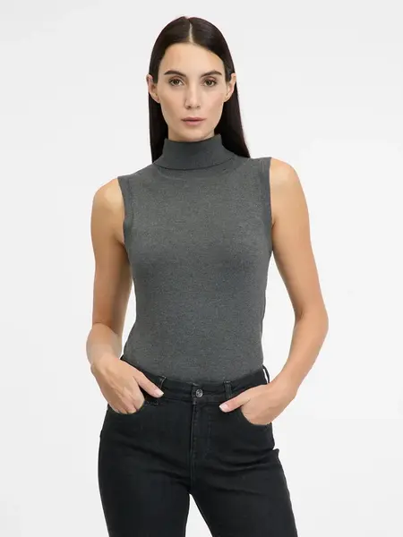 Grey women's turtleneck sweater ORSAY - Women's