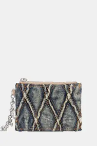 Diesel  Peněženka  CHARM-D CARD HOLDER WITH CHAIN