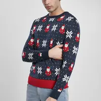 Pánský vánoční svetr Nicolaus And Snowflakes