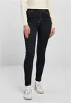 Dámské organické Skinny Jeans s vysokým pasem - modré