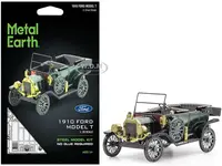 Model Kit 1910 Ford Model T Green (Moderate Difficulty) Steel Model by Metal Earth