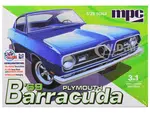 Skill 2 Model Kit 1969 Plymouth Barracuda 3-in-1 Kit 1/25 Scale Model by MPC