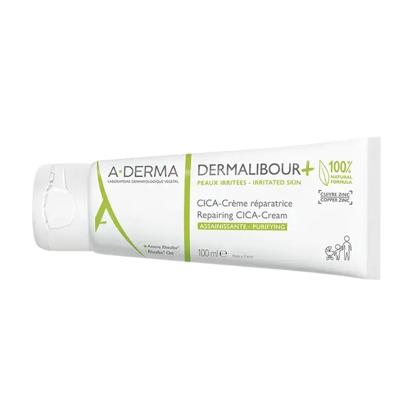A-DERMA Dermalibour+ Reparačný Cica-Krém pre podráždenú pokožku 100 ml