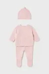 Kojenecká sada Mayoral Newborn 3-pack růžová barva, 2564