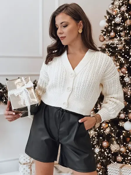 Dámsky rozopínací sveter MINERWA ecru