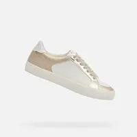 White women's sneakers Geox Emmeleny - Women's