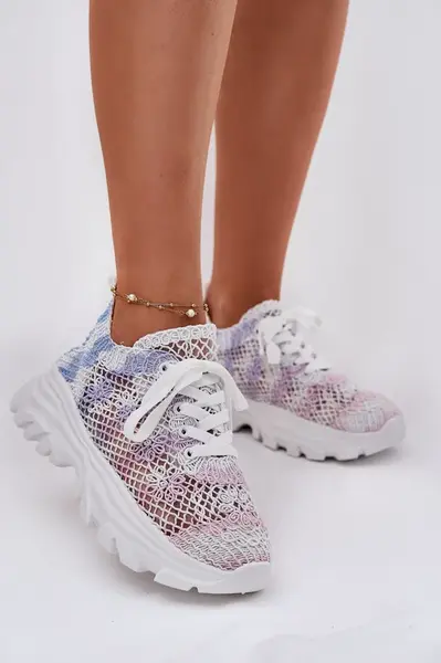 Boto Dámske Tenisky S Háčkovaným Svrškom Multicolor Jelhiris