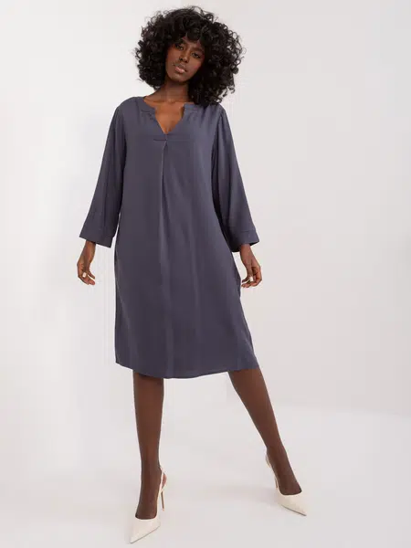 Dress-D73761M30430A-navy blue