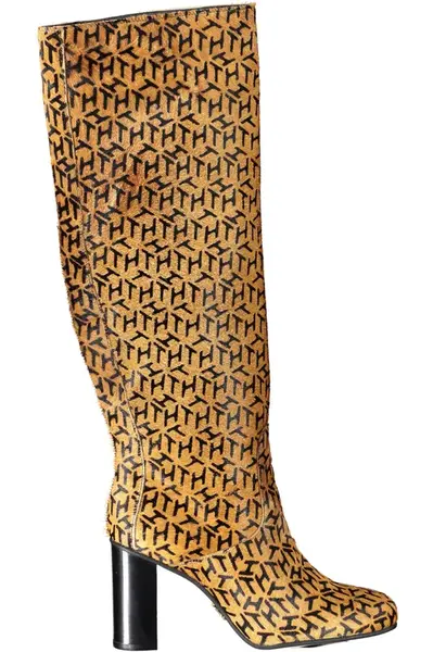 Dámske béžové čižmy Tommy Hilfiger