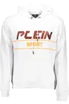 Biela mikina PLEIN SPORT s kapucňou
