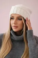 Women's cap Danuta K331 light ecru