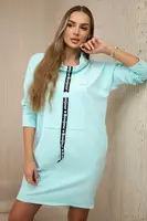 Dress with mint tie