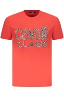 Cavalli Class červené tričko s krátkym rukávom