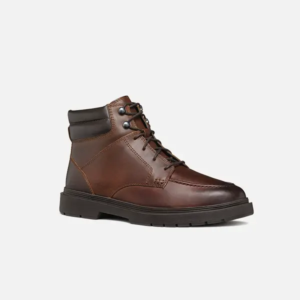 Brown men's ankle boots Geox Calaita - Men's
