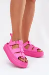 Boto Dámske Sandále Na Platforme Fuchsie Nitavelia