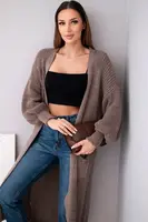 Włoski Sveter dlhý sveter fango