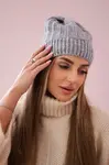 Kesi Čapica s fleece Anna K238 svetlo šedá