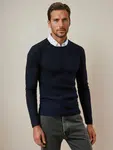 DStreet Sweter męski granatowy