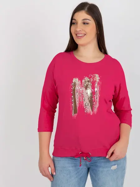 Blouse-RV-BZ-8182.03X-fuchsia