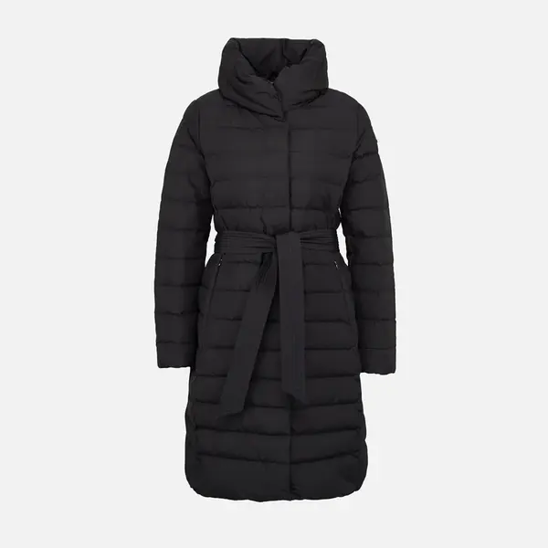 Women's Black Quilted Jacket Geox Catria - Women's