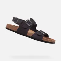 Black men's sandals Geox Ghita - Men's