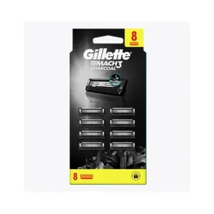 Gillette Náhradní hlavice Mach3 Charcoal 8 ks